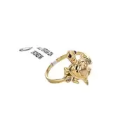 ANILLO TORTUGA CON ZIRCONES 18K