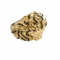 ANILLO LEON 18K