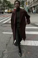 ABRIGO OVERSIZE SOFTABRIGO CORTO CON LANA