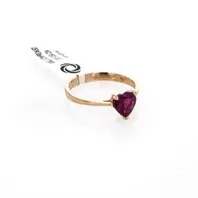 ANILLO COMPROMISO ORO ROSA CON ZIRCONES 18K