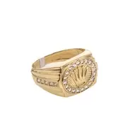 ANILLO ROLEX CON ZIRCONES 18K