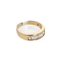 ANILLO CON ZIRCONES 18K