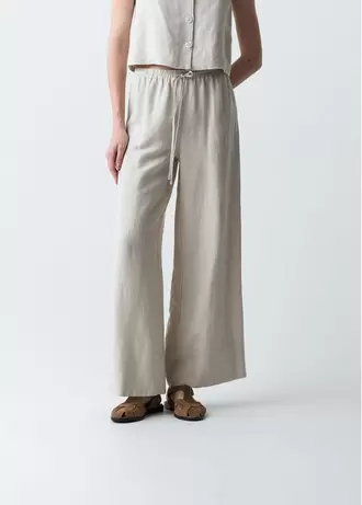 Pantalón Palazzo tiro medio