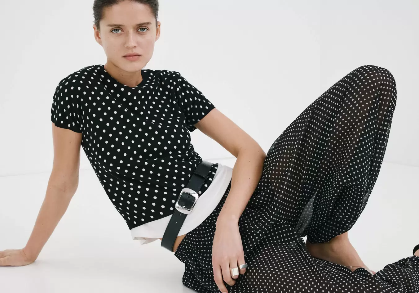 Jersey punto lunares