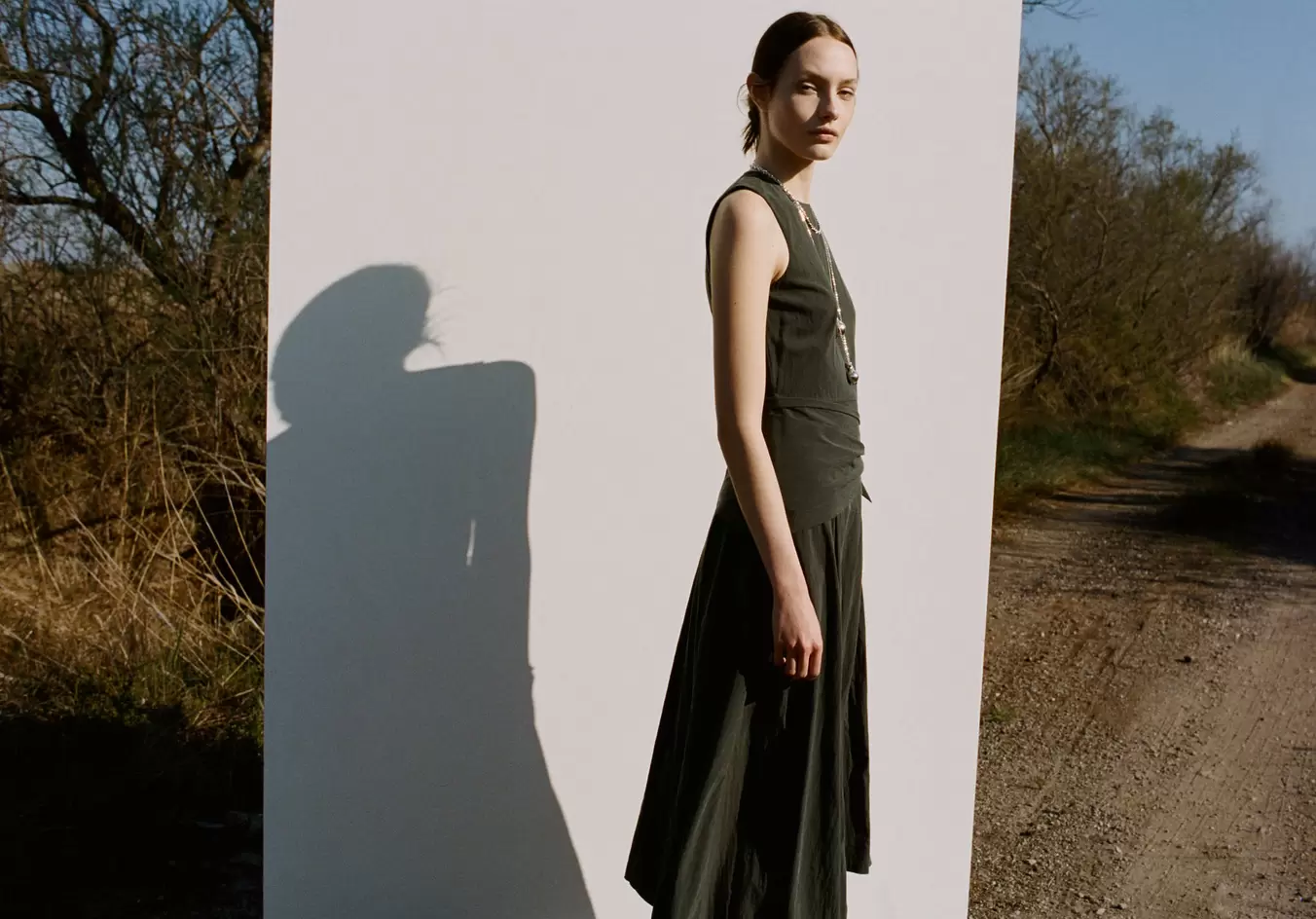 Vestido lyocell pañuelo