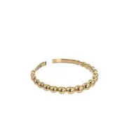 ANILLO BOLITAS 18K