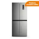 Refrigeradora Electrolux Inverter Multidoor Silver 421L 14.8 Pies | ERQU40E6HWS