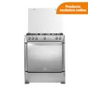 Cocina a Gas Indurama Turín Zafiro 5 Quemadores Cromado 30" | C30 S01