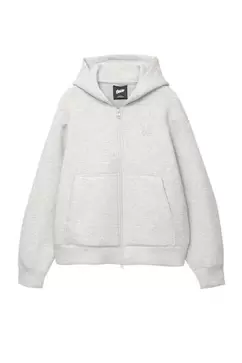 Sudadera capucha efecto neopreno
