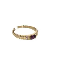 ANILLO CON ZIRCONES 18K