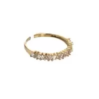 ANILLO CON ZIRCONES 18K