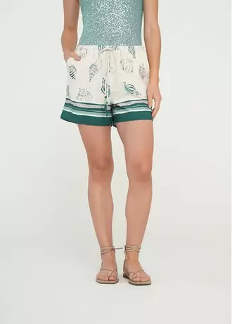 Short con estampado marino