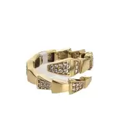 ANILLO DISEÑO SERPIENTE CON ZIRCONES 18K