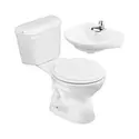 Combo Inodoro y Lavamanos Fv Max Blanco