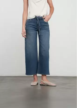Jean Wide Leg con cinturón