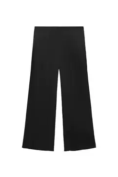 Pantalón recto satinado