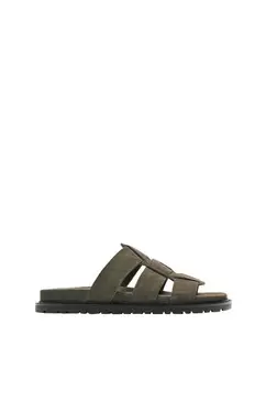 Sandalias cangrejeras piel