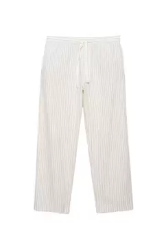 Pantalón jogger con lino