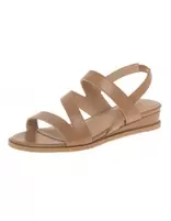 Sandalias Blanca con taco tipo cuña para mujer