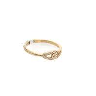 ANILLO OJO TURCO CON ZIRCON ROSADO 18K