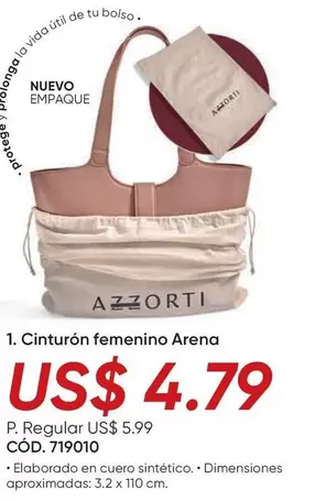 Cinturón femenino Arena CÓD. 719010