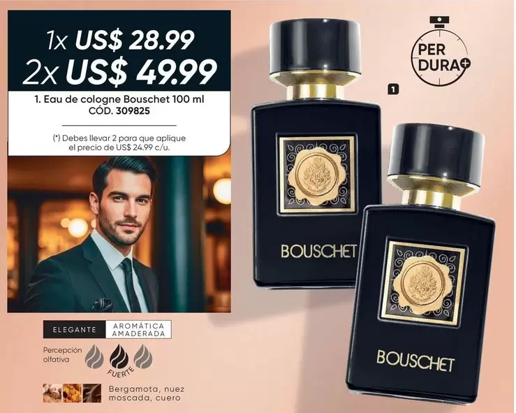 Eau de cologne BOUSCHET 100 ml COD. 309825