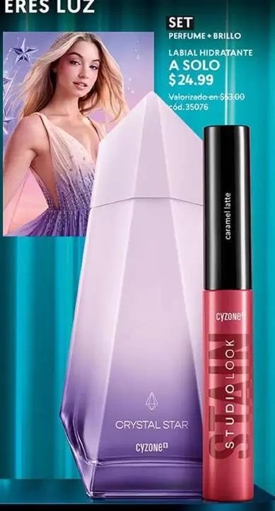 SET PERFUME + BRILLO LABIAL HIDRATANTE