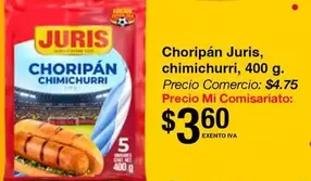 Choripán, chimichurri