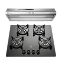 Combo Campana y Encimera Electrolux Empotrable | KE4GR+EJSE246TBJS