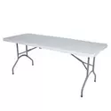 Mesa Plegable Premium Progreso Rectangular Blanco 75 x 181 cm
