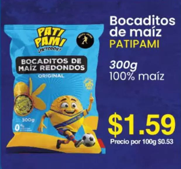 Bocaditos de maiz redondos