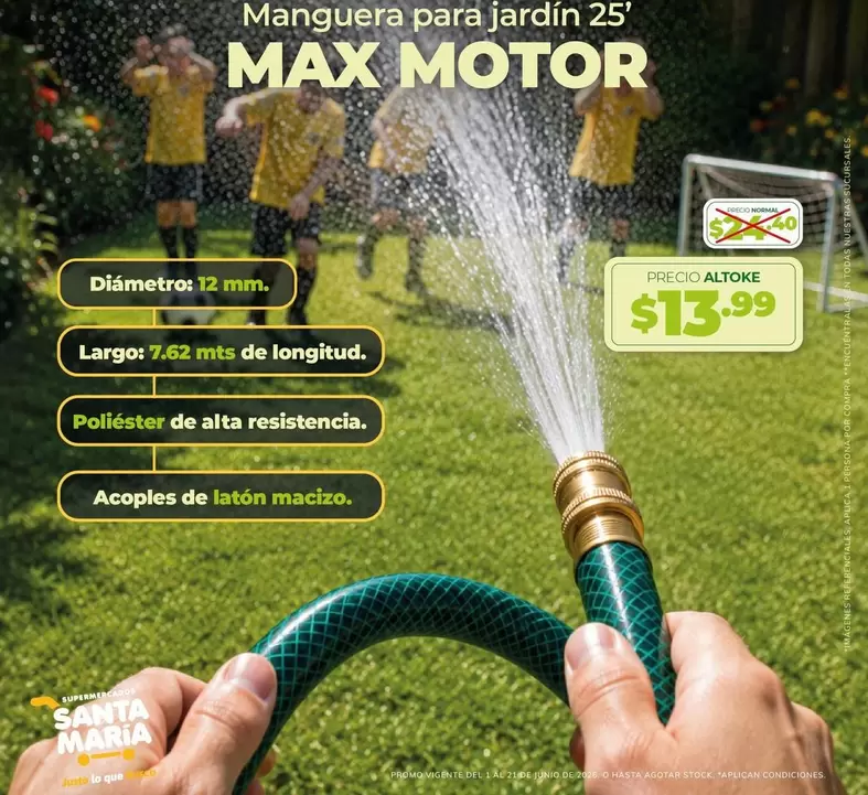 Longitud - Manguera para jardín 25'