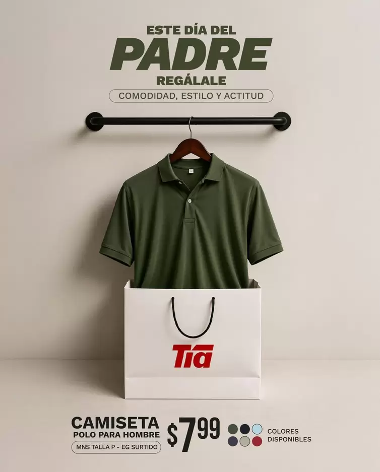 TIA - CAMISETA POLO PARA HOMBRE