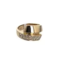 ANILLO CON DISEÑO ZIRCON 18K