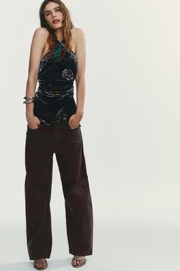 JEANS TRF BAGGY BARREL TIRO MEDIO