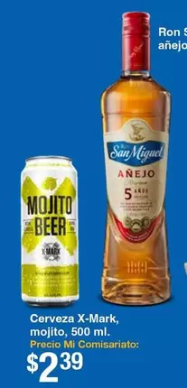 Cerveza X-Mark, mojito