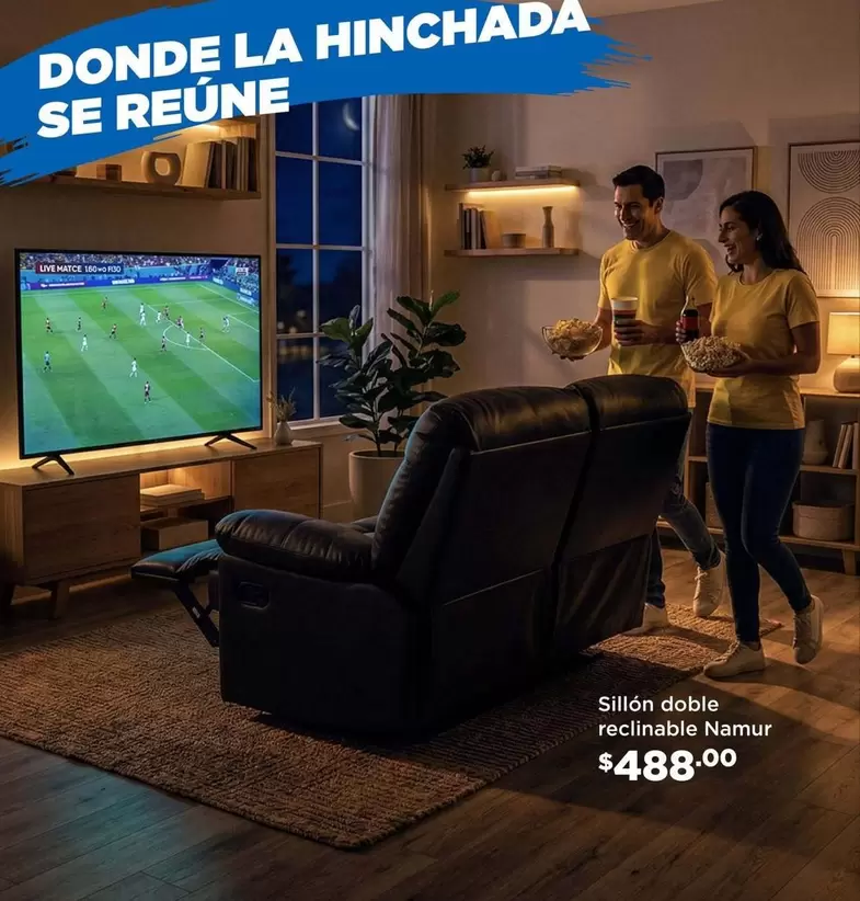 Dondé - Sillón doble reclinable