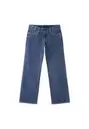 Jeans low waist straight cintura martillo