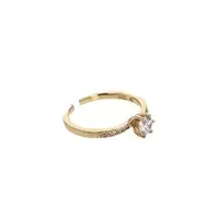 ANILLO DE COMPROMISO CON ZIRCONES 18K