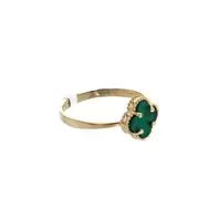 ANILLO VAN CLEEF VERDE 18K