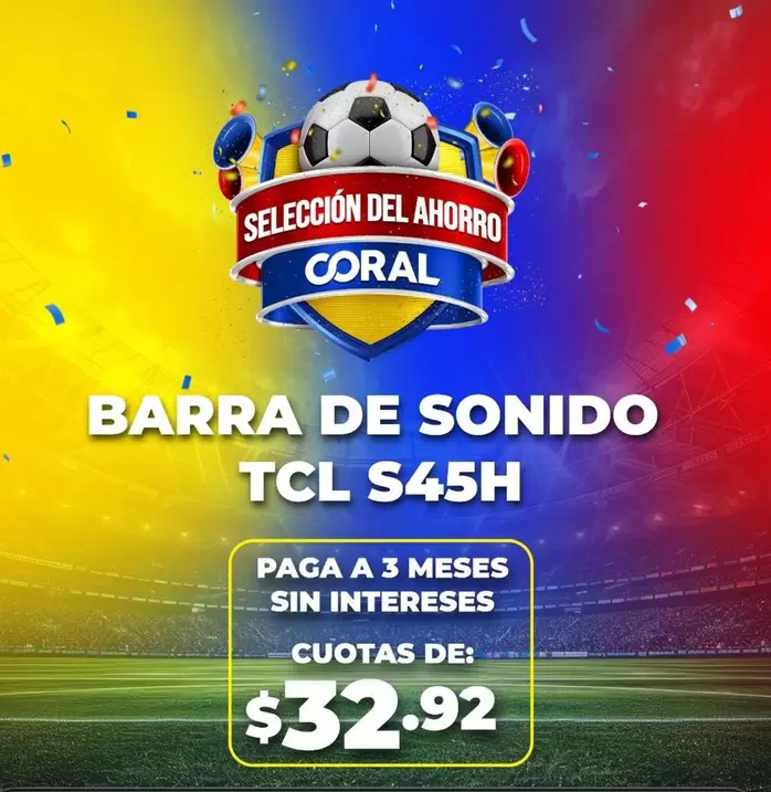 BARRA DE SONIDO TCL S45H