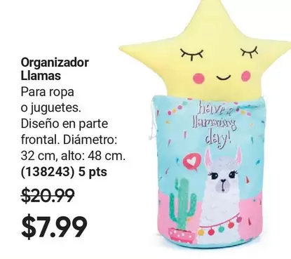 Organizador Llamas (138243)