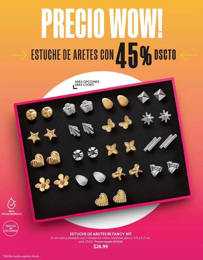 Colombia - Estuche de aretes