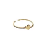 ANILLO CORAZON CON ZIRCONES 18K