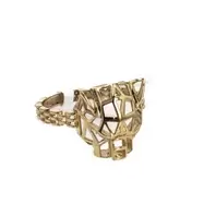 ANILLO DISEÑO PANTERA CON ZIRCON 18K