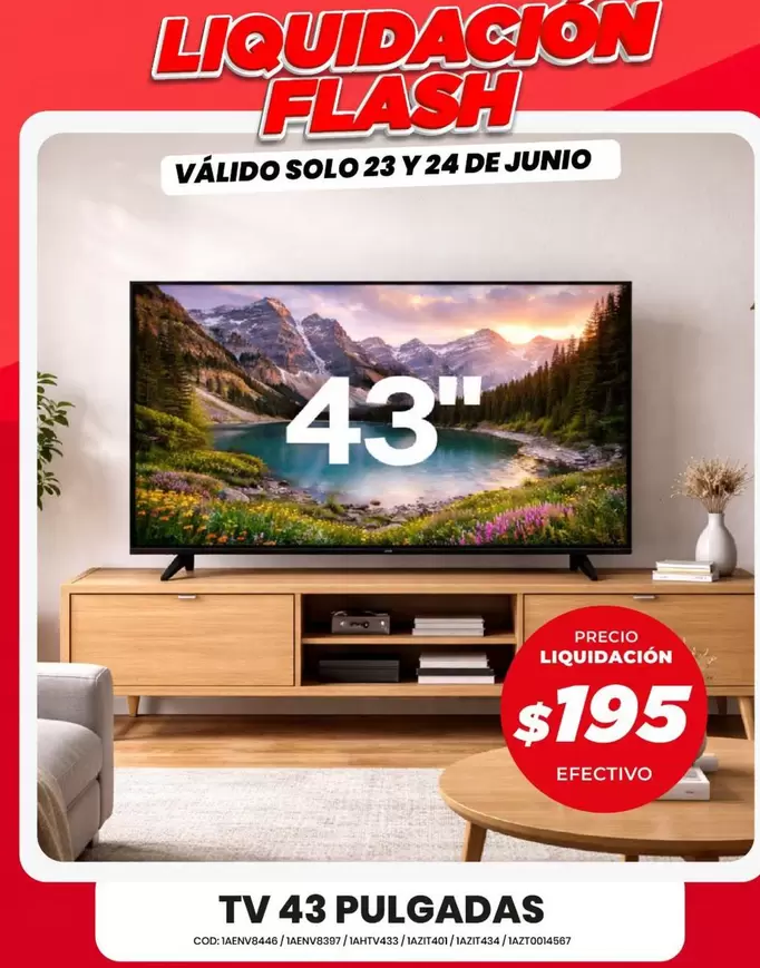 TV 43 PULGADAS
