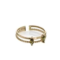 ANILLO CON ZIRCONES 18K