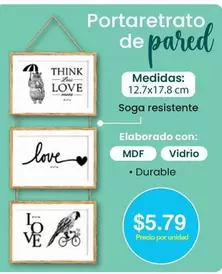 Love - Portaretrato de pared