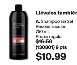 Shampoo sin Sal Reconstrucción