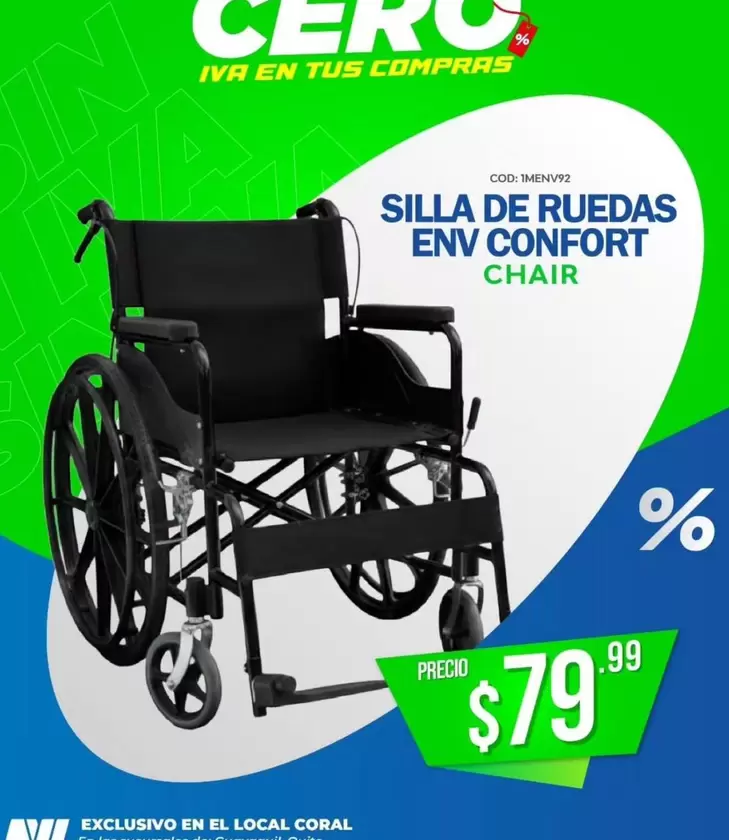 SILLA DE RUEDAS ENV CONFOR